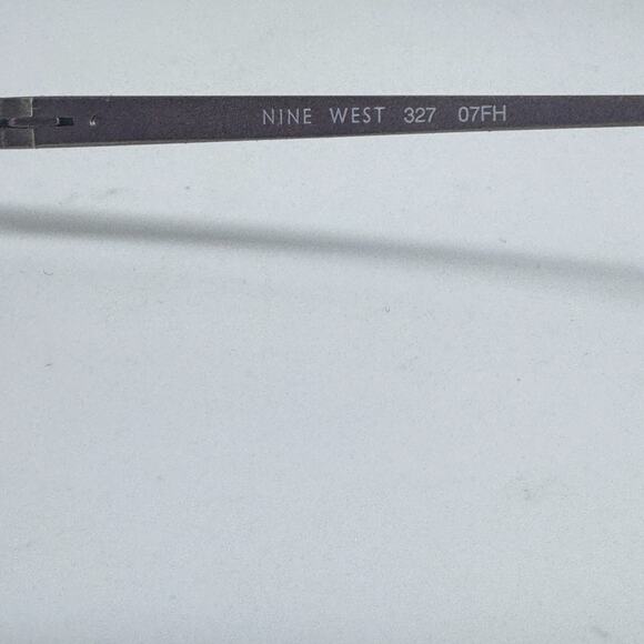 Nine West 327 07FH 47-20-130 Lavender Metal Half Rim Eyeglasses Frame H17139 - Picture 6 of 7
